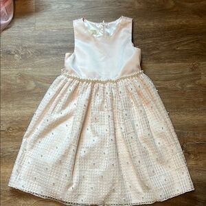 American Princess White and Pink Sleeveless Sundress